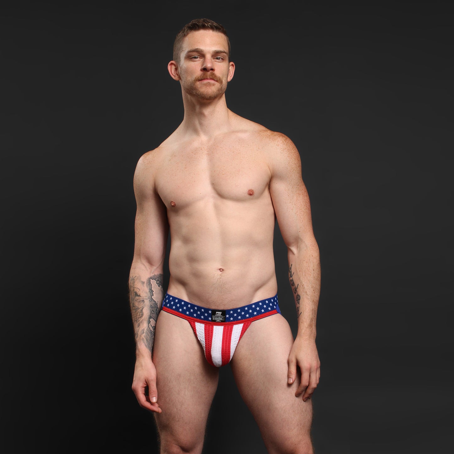 Pro Patriot 2 Inch Jockstrap (Red/white/blue)