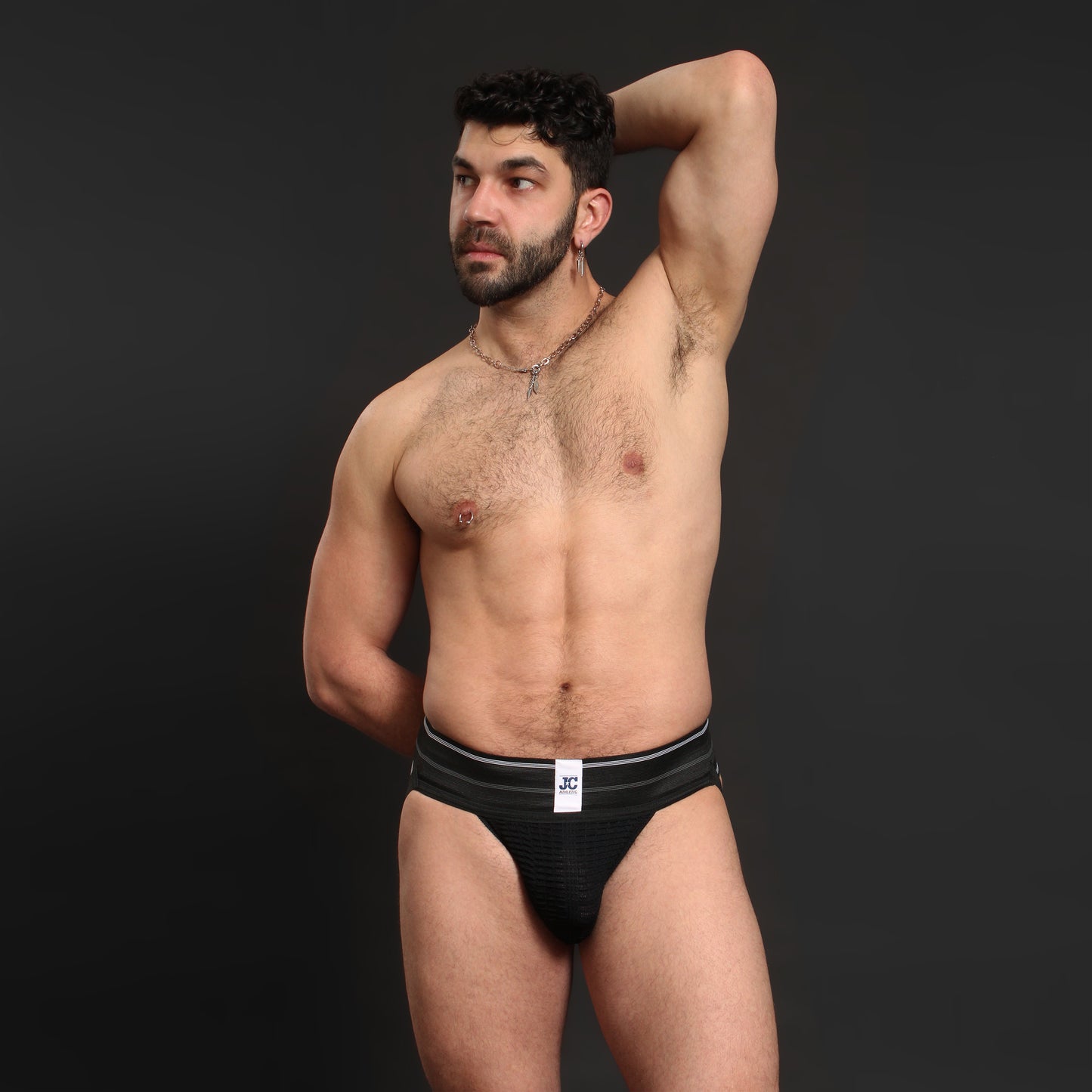 Old School 3" Jockstrap (Black)