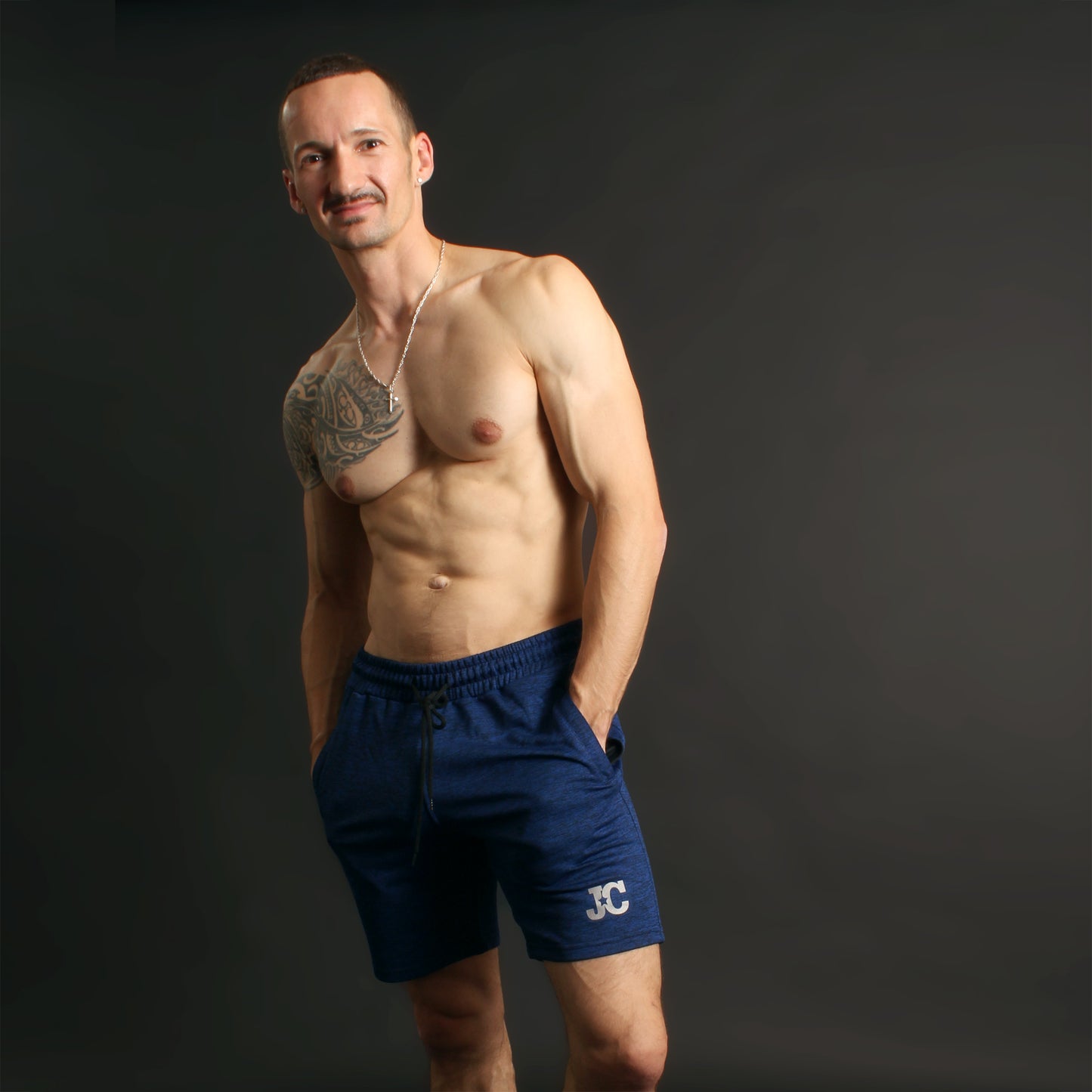 Contact Shorts (Heather blue)