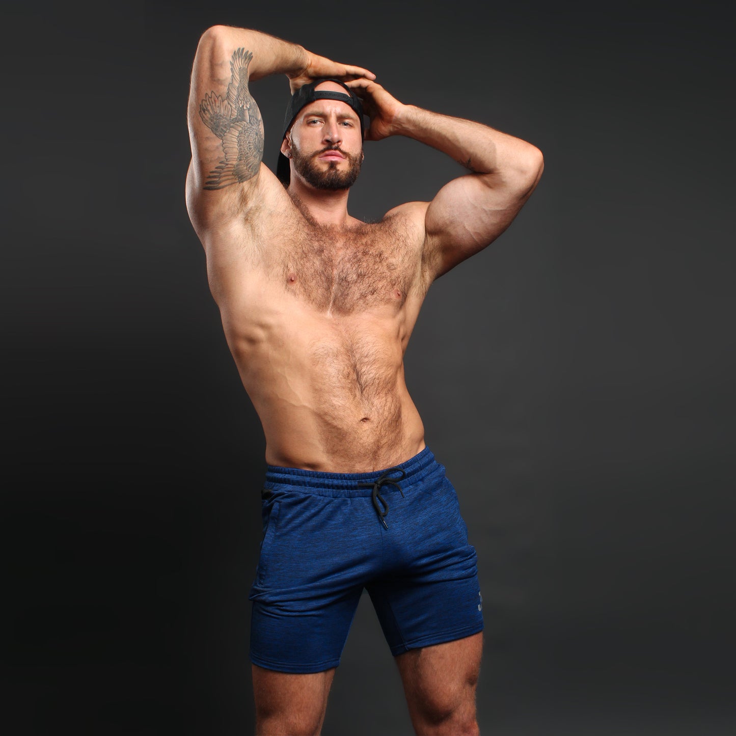 Contact Shorts (Heather blue)