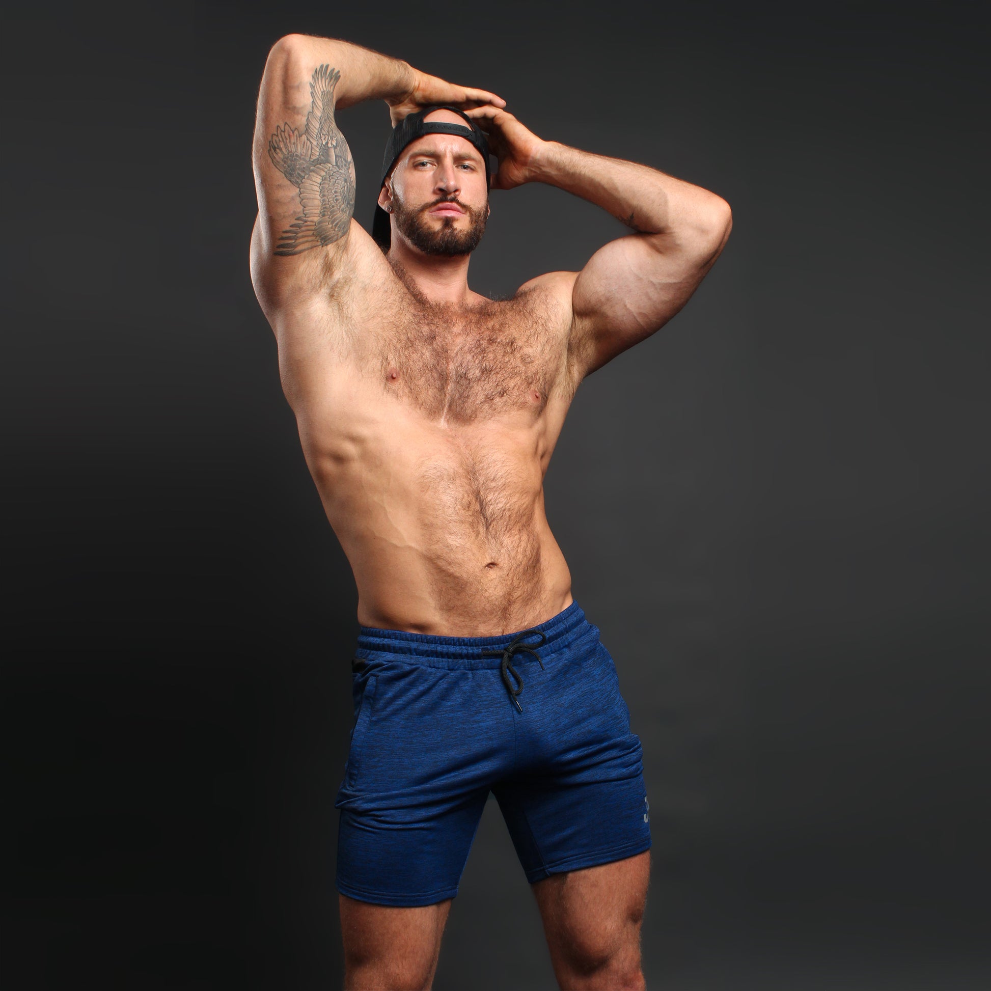Contact Shorts (Heather blue)