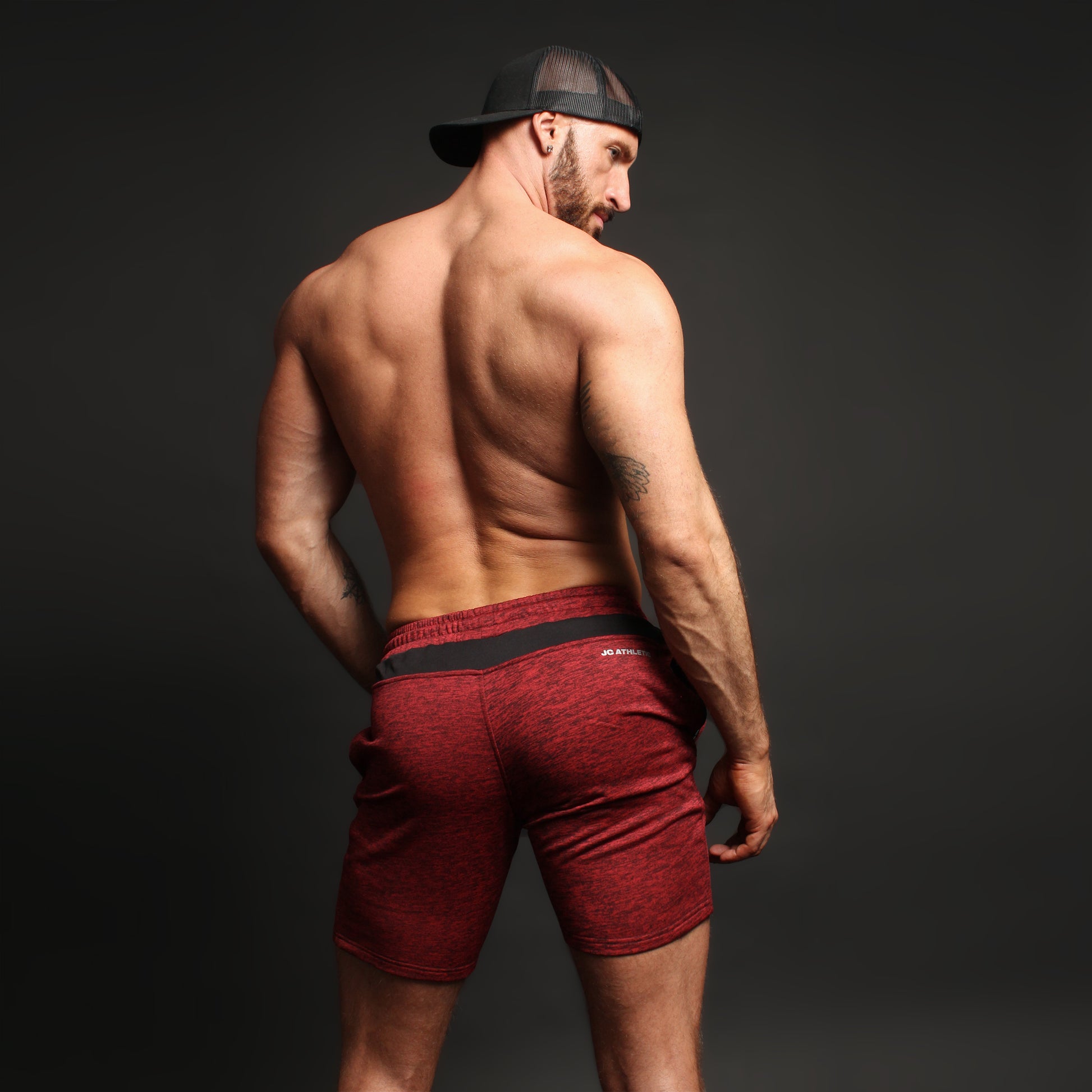 Contact Shorts (Heather Red)