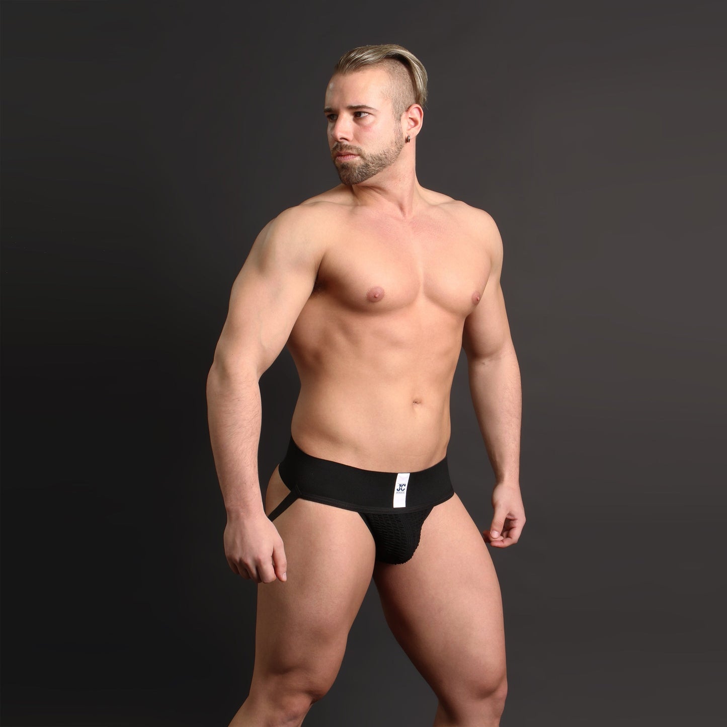 JC Athletic Classic 3" jockstrap - black