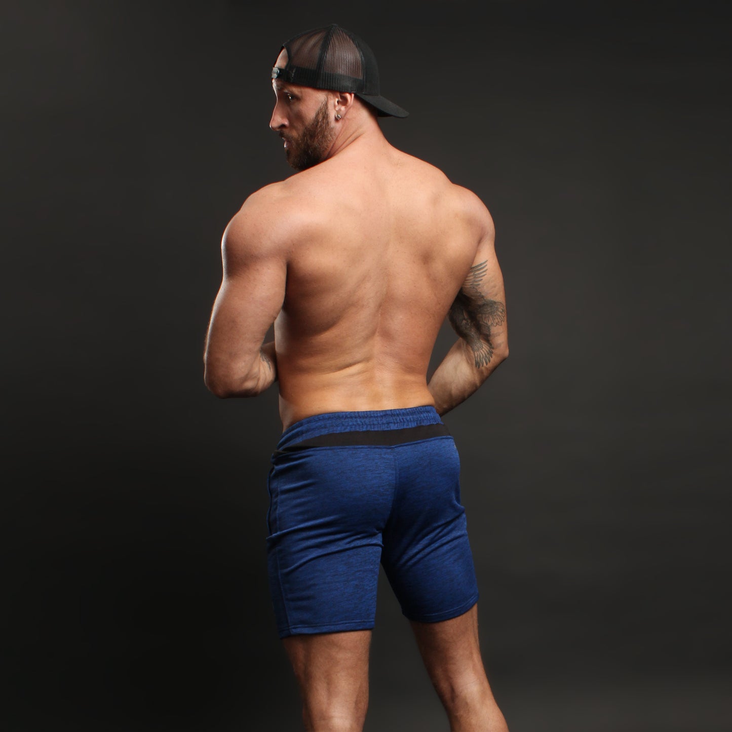 Contact Shorts (Heather blue)